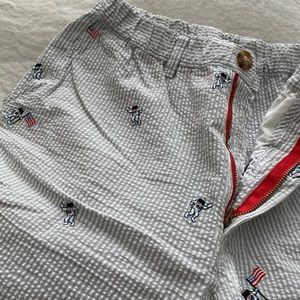 Chubbies seersucker shorts - embroidered